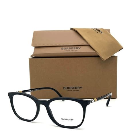 matte black oval eyeglasses men burberry|Burberry™ BE2266 3464 54 Matte Black Eyeglasses .